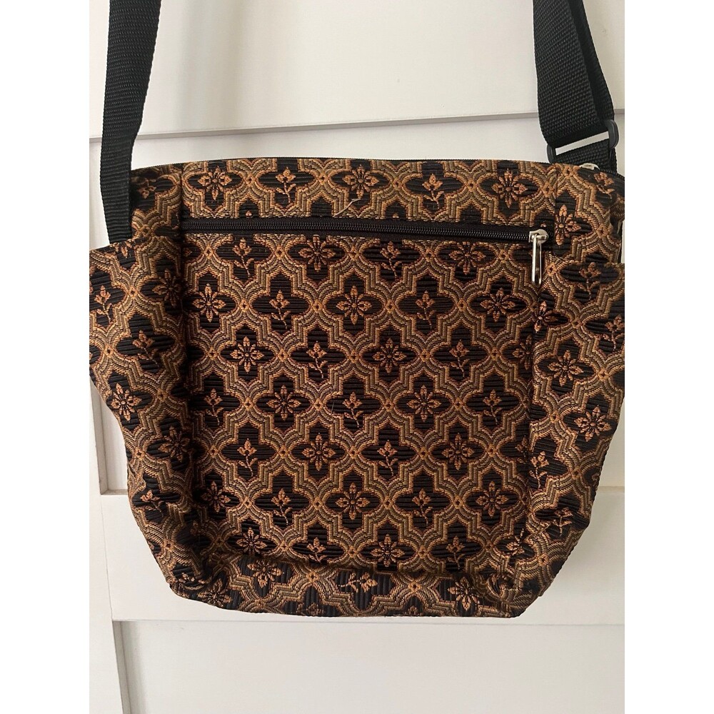 Rare Vintage-Style Boho Tapestry Crossbody Tote Bag